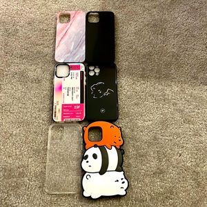 6 Iphone 12 Pro cases. Picachu one lights up